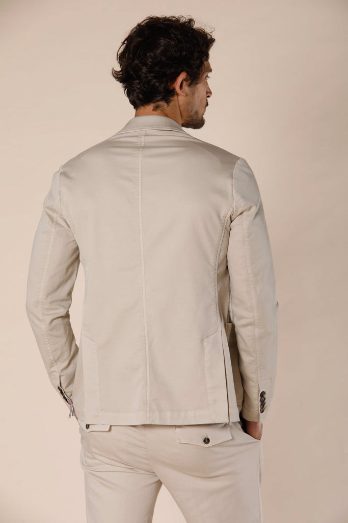 Immagine 4 di blazer uomo in jersey stretch color ghiaccio modello Da Vinci di Mason's