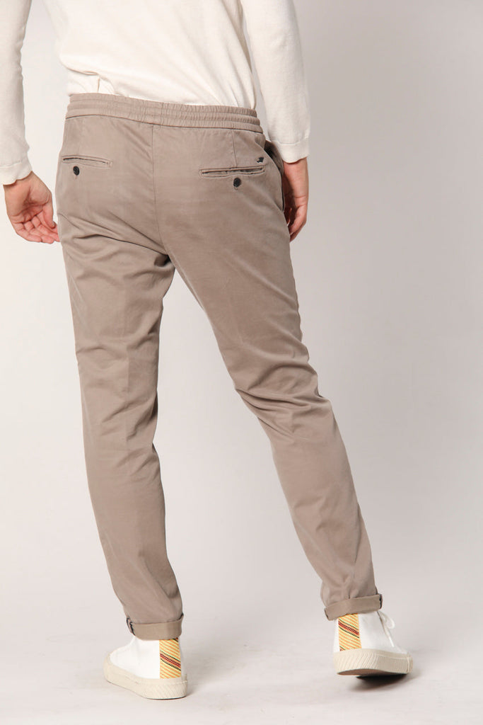 New York Sack Chino-Jogger-Hose für Herren aus Baumwoll-Modal-Stretch in Regular-Passform