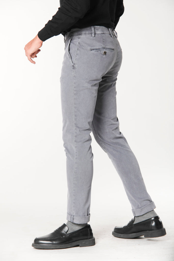 Milano Style Essential Herren-Chinohose aus Modal-Stretch-Extra-Slim-Fit Special Washing