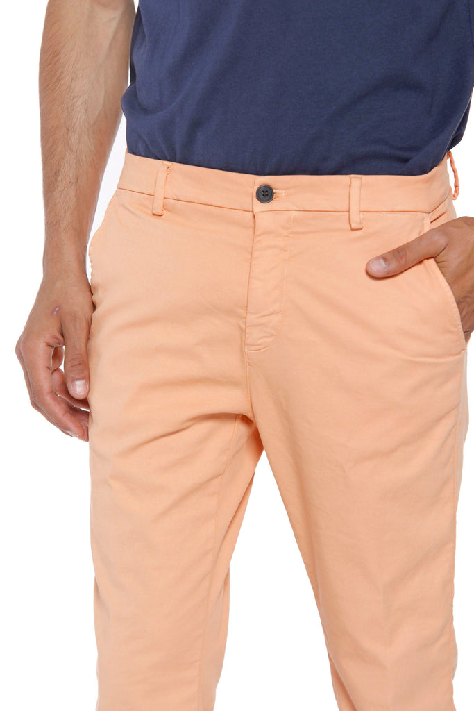 Osaka Style - Herren-Chinohose aus Strickware in carrot fit Passform