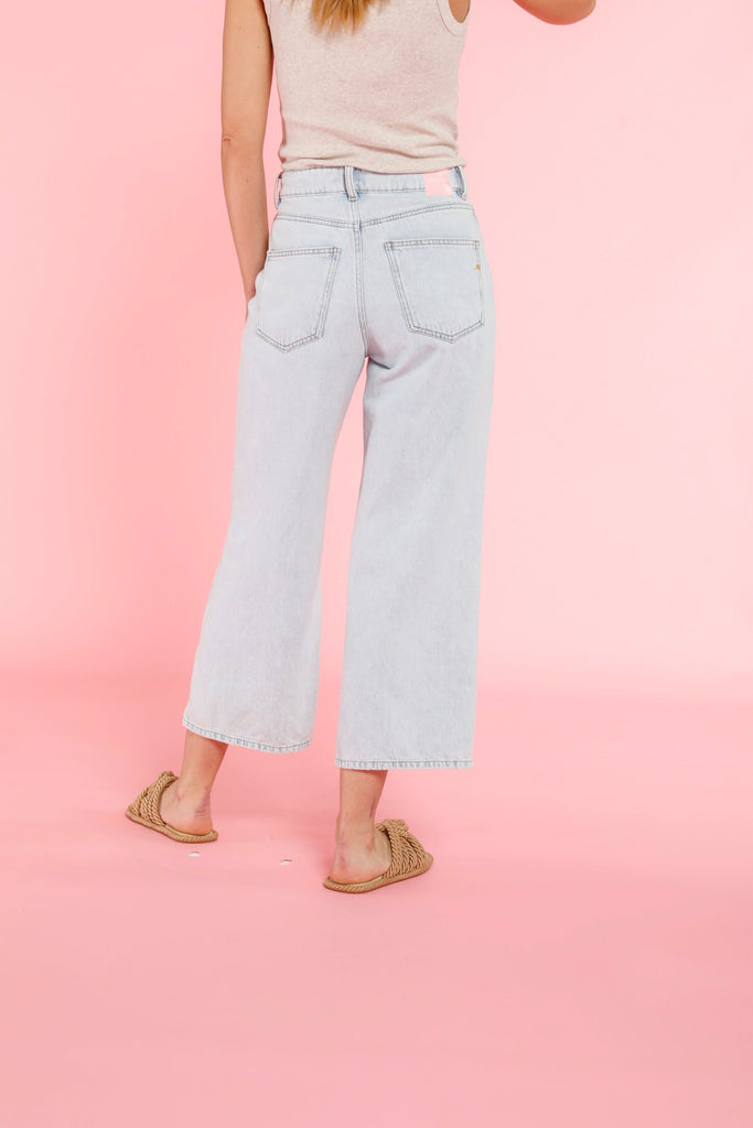 Samantha 5-Pocket-Jeanshose für Damen mit entspanntem cropped